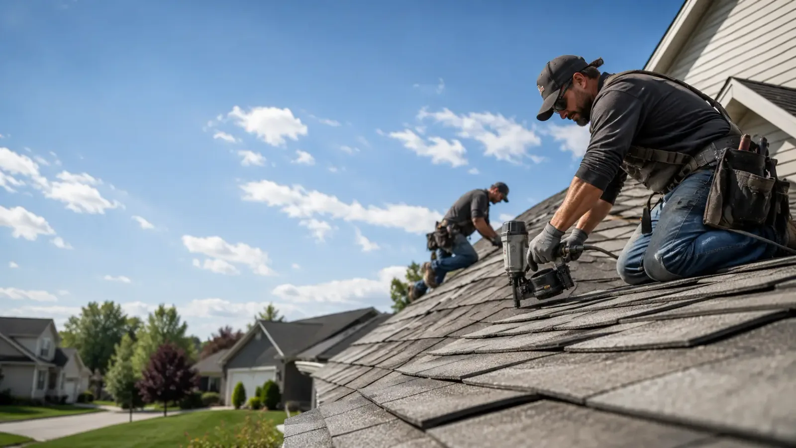 Storm Damage Roof Repair in Ewing, IL near me
